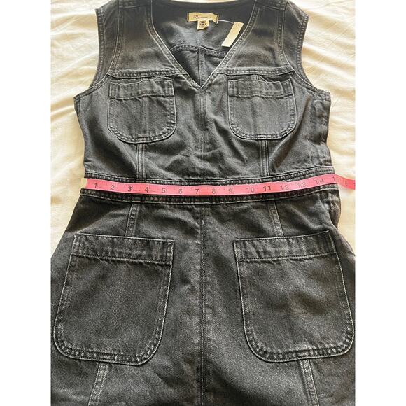 Madewell Women's Denim Cap-Sleeve Mini Dress in Tarrybrook Size 4 - Picture 9 of 10
